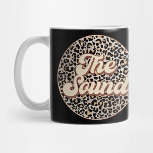 Retro Music Sound Personalized Name Circle Birthday Mug